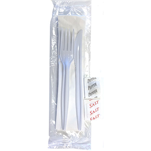 Max Packaging Heavyweight Wrapped Cutlery Kit