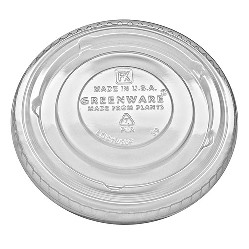 Fabri-Kal Greenware Flat Cup Lid