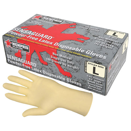 MCR Safety SensaTouch™ Food Service Grade Disposable Latex Gloves