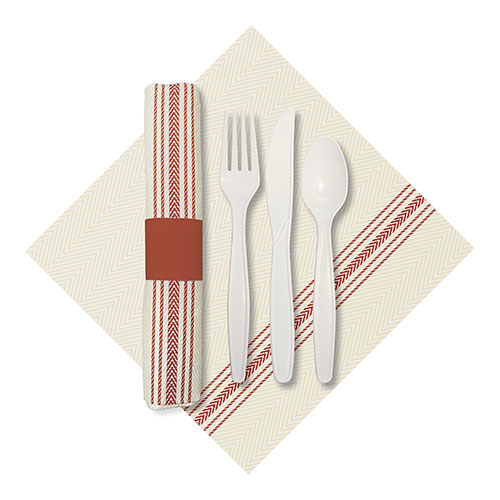 Hoffmaster FashnPoint CaterWrap Rolled Cutlery