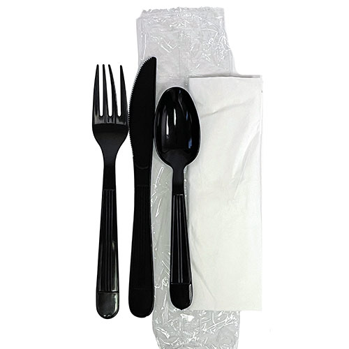 Disposable Wrapped Cutlery Kit