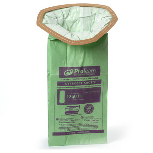 ProTeam Intercept Micro Filter Vacuum Bag Replacement
