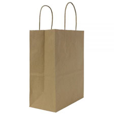 Lollicup Karat Malibu Shopping Bag with Twine Handle