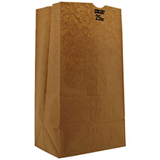 Duro Bag 25# Standard Shorty Grocery Bag