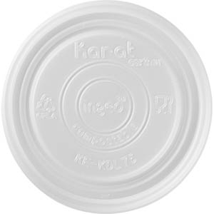 Lollicup Karat Earth Flat Food Container Lid