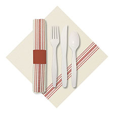 Hoffmaster FashnPoint CaterWrap Rolled Cutlery