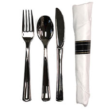 Silver Rolled Cutlery Kit