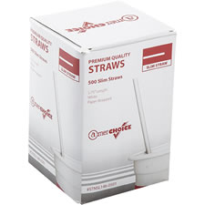 AmerCareRoyal® Individually Wrapped Slim Sipster Straws